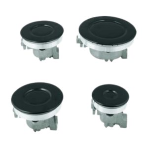 Euro II Complete Gas Burner System (3mm Glossy Enamel Cover)